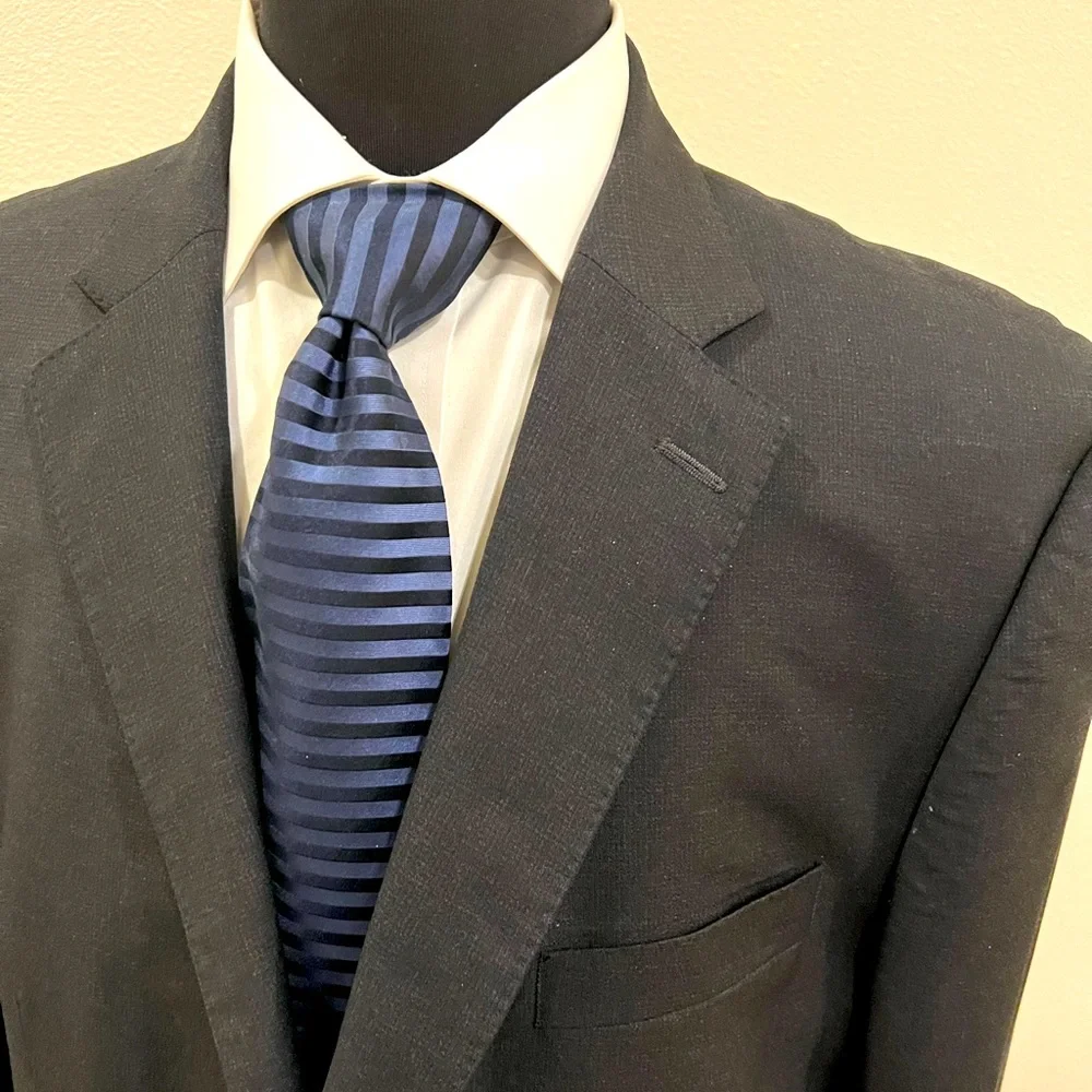 PETER MILLAR SPORT COAT BLAZER JACKET NAVY MEN 46R - Picture 1 of 10